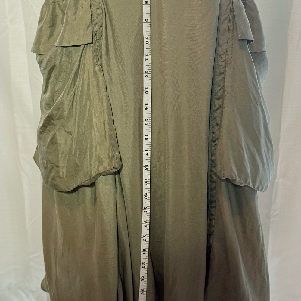 Dkny pure Asymmetrical Green Bubble Midi Skirt - Picture 7 of 16